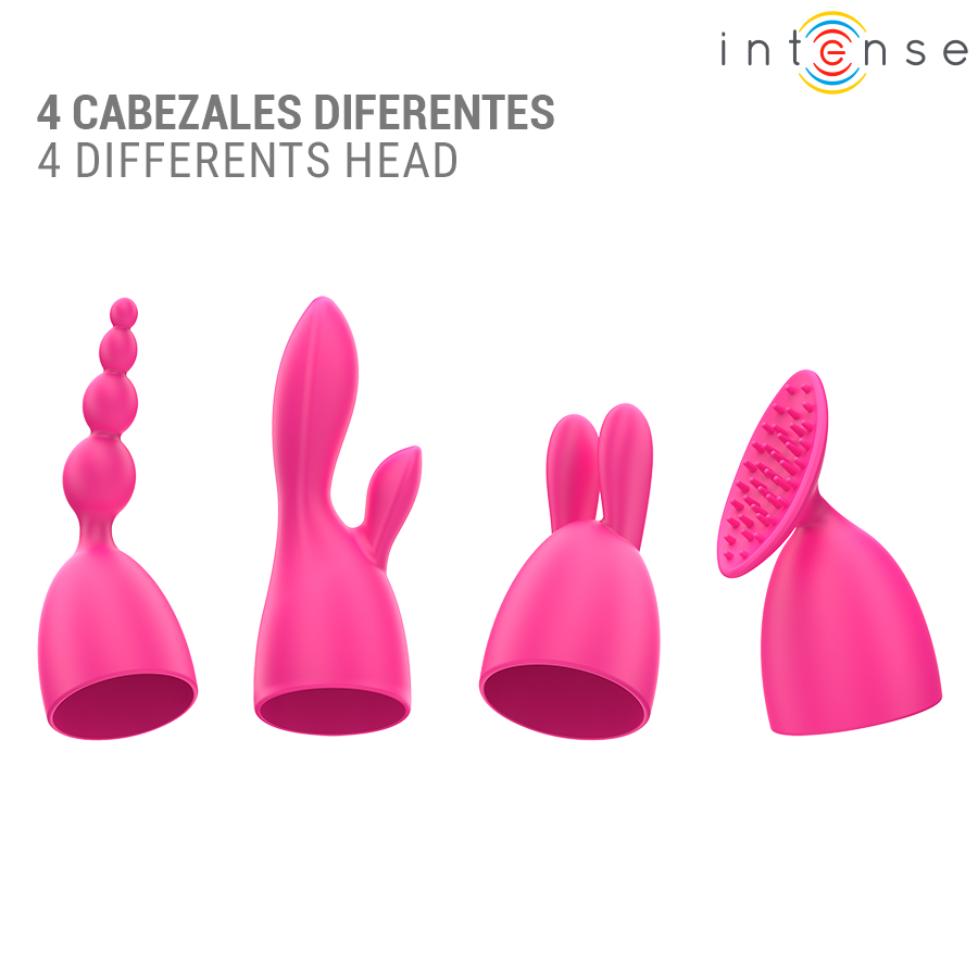 VIBRADOR CHER 20 PATRONES CON CABEZALES INTERCAMBIABLES - INTENSE