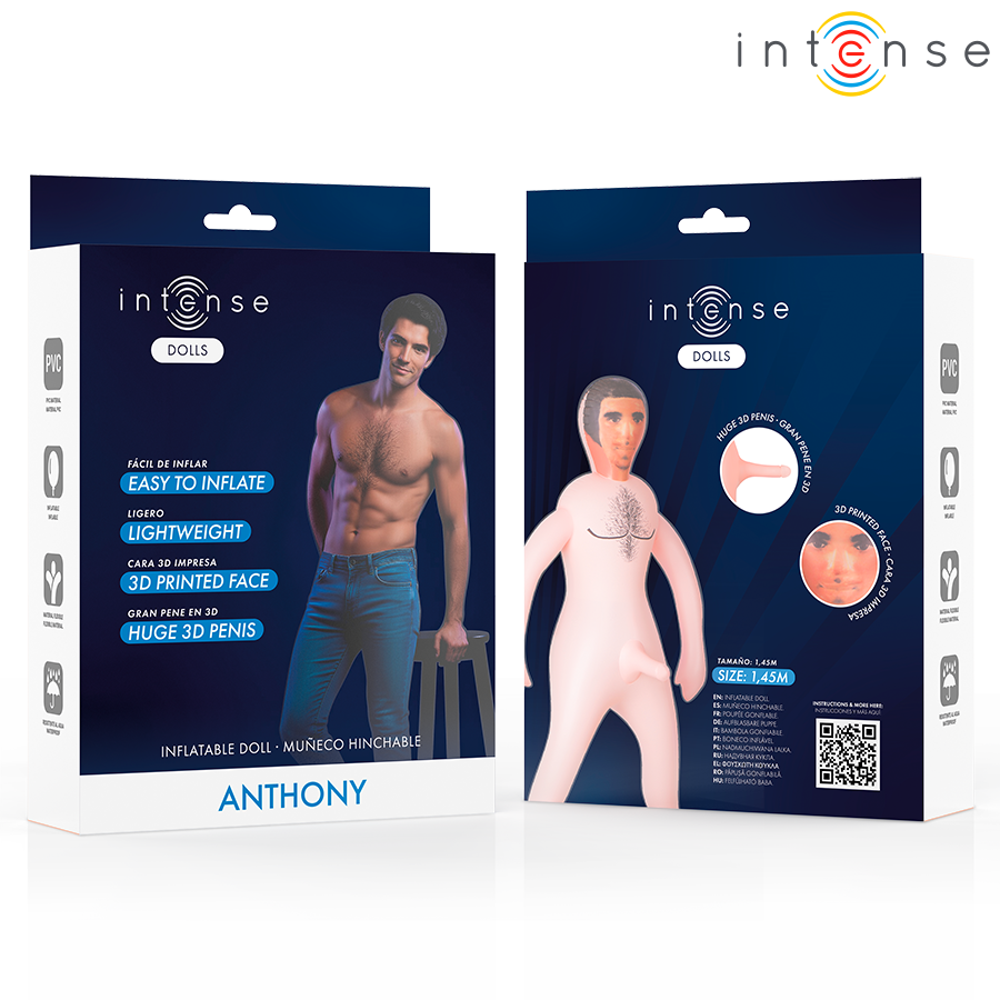 MUÑECO HINCHABLE ANTHONY PENE 3D - INTENSE
