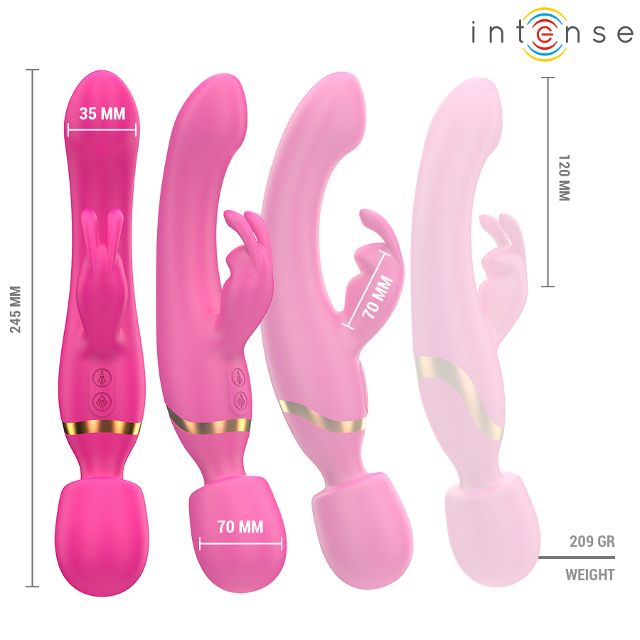 VIBRADOR WINONA DOBLE RABBIT & WAND - INTENSE