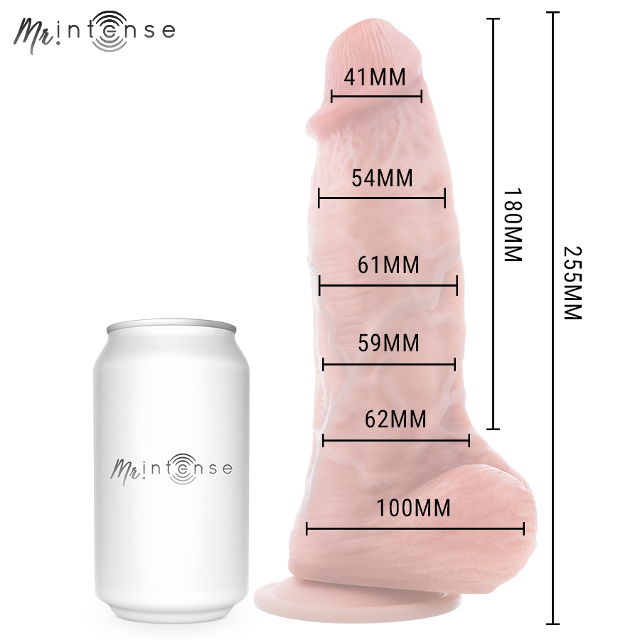 DILDO BIG PENE SPENCER SILICONA 25,5 CM -Ø- 6.2 CM - MR INTENSE