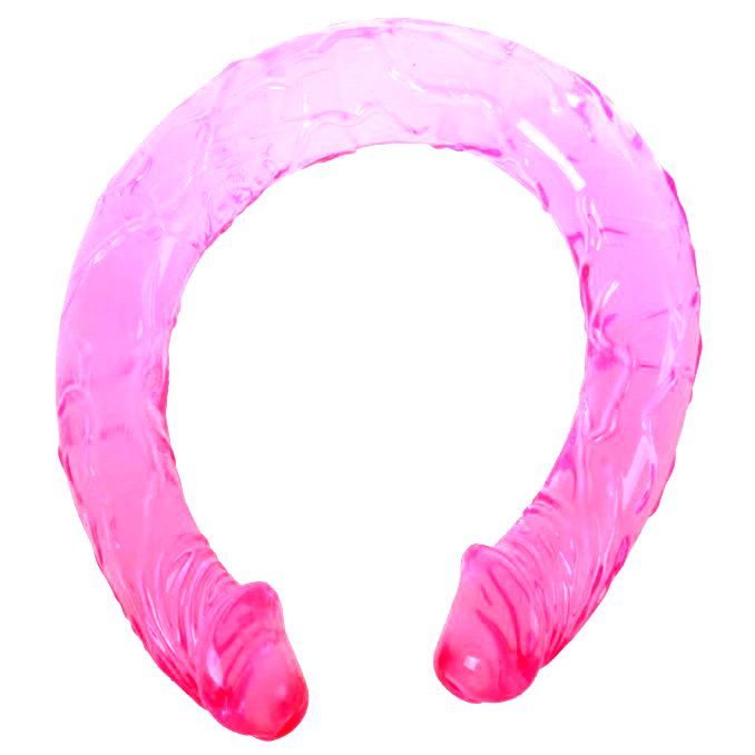 Dildo Doble 44 cm COLOR ROSA / LILA / AZUL - BAILE