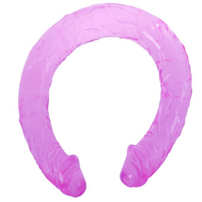 Dildo Doble 44 cm COLOR ROSA / LILA / AZUL - BAILE
