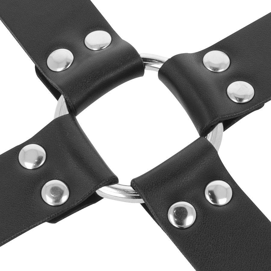 ESPOSAS DE CUERO PARA PIES Y MANOS NEGRO - DARKNESS