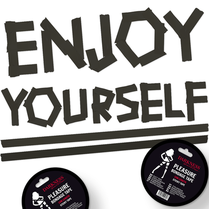 CINTA PARA BONDAGE NEGRA ADHESIVA 15M - DARKNESS