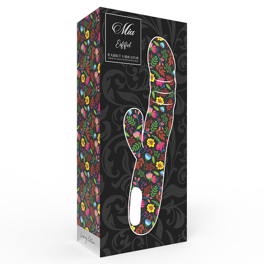 VIBRADOR EIFFEL ROTADOR AZUL TURQUESA - MIA