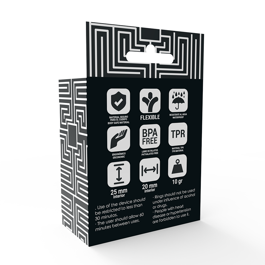 ANILLOS SET 3 PENE NEGRO - ADDICTED TOYS