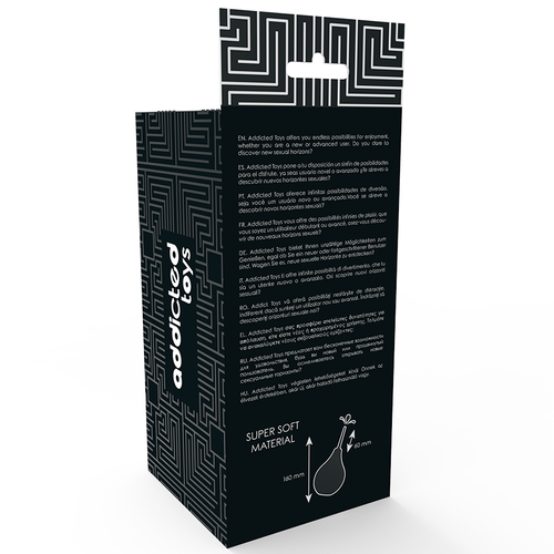 LIMPIADOR ANAL NEGRO - ADDICTED TOYS