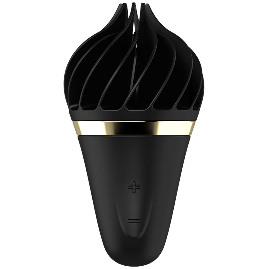 SATISFYER - SWEET TREAT SPINNATOR MARRÓN & ROSA / NEGRO