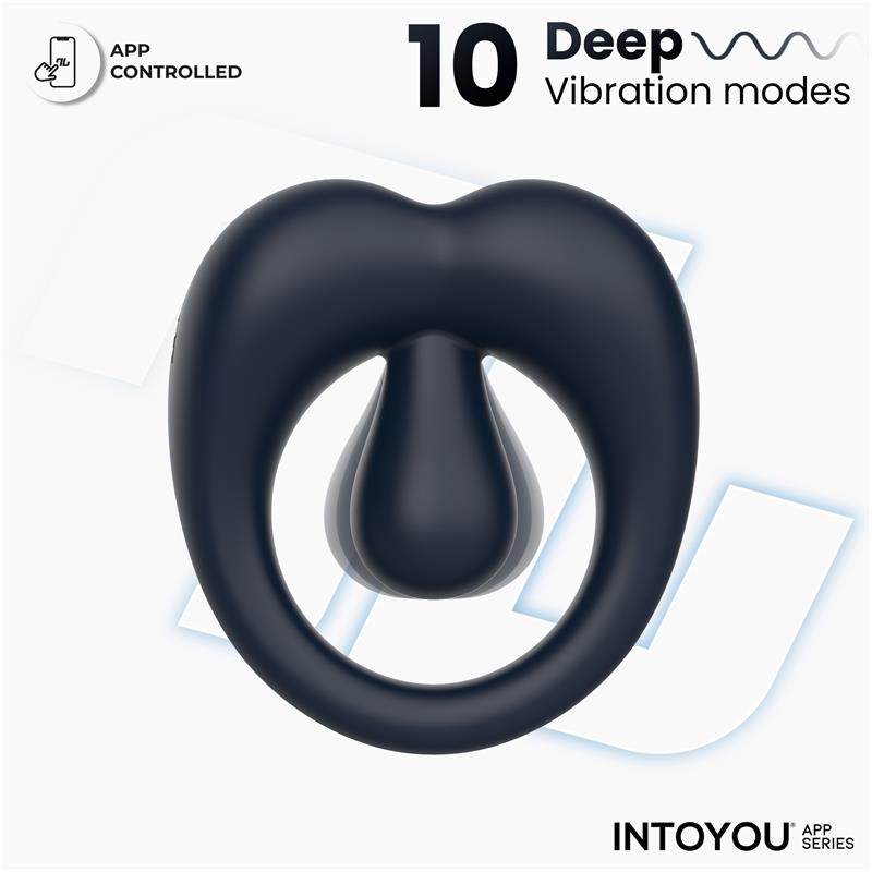 Anillo Kenny Vibrador con Estimulador de Clítoris y APP - INTOYOU APP SERIES