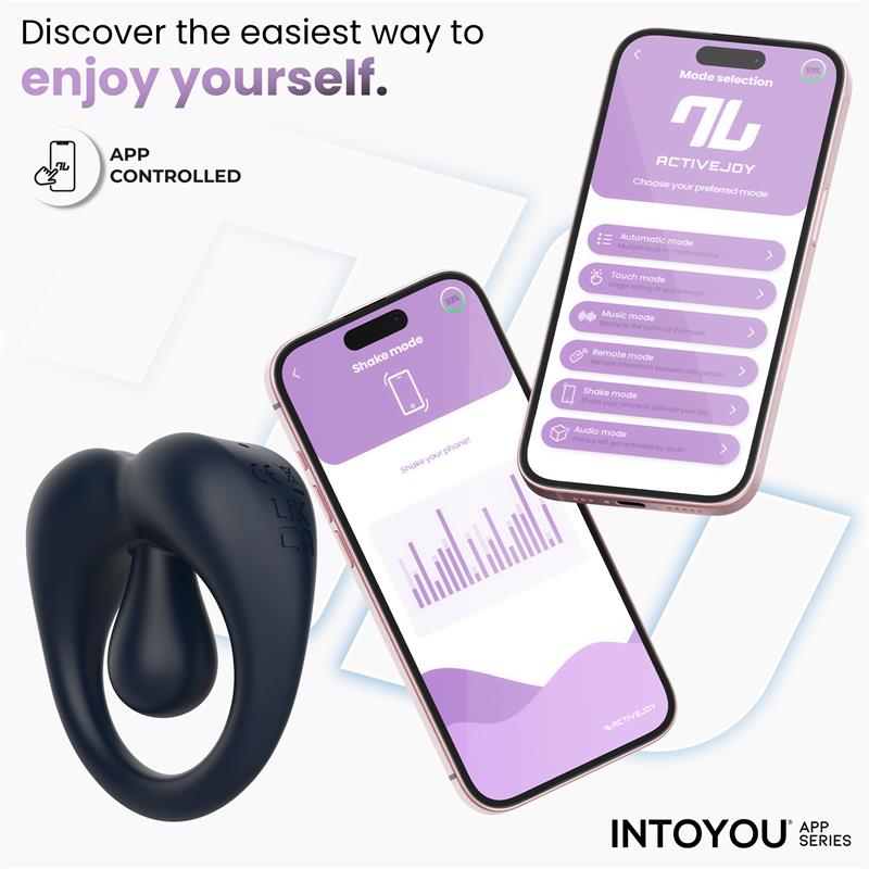 Anillo Kenny Vibrador con Estimulador de Clítoris y APP - INTOYOU APP SERIES