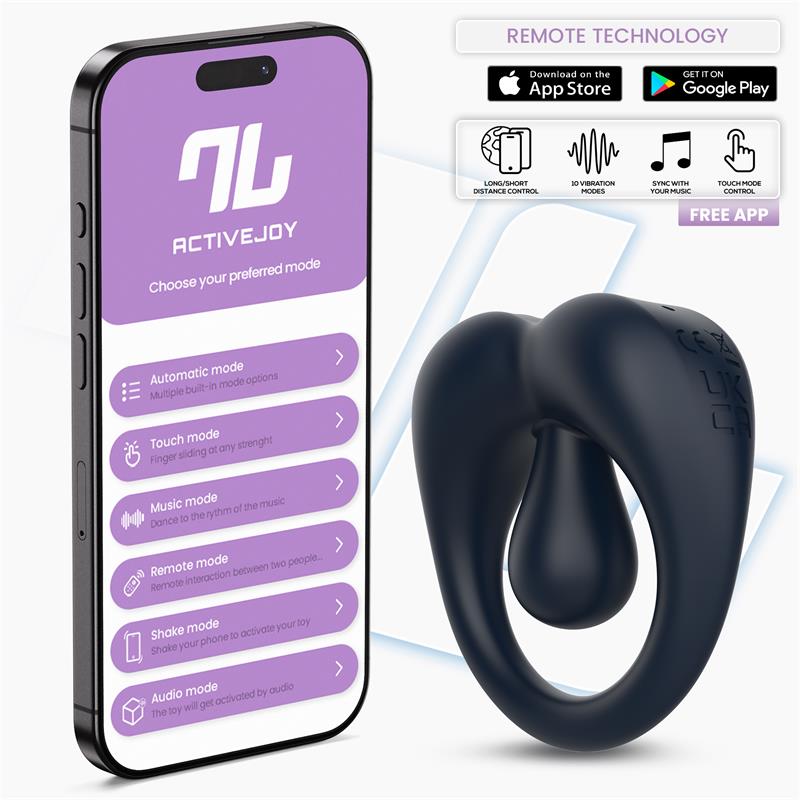 Anillo Kenny Vibrador con Estimulador de Clítoris y APP - INTOYOU APP SERIES