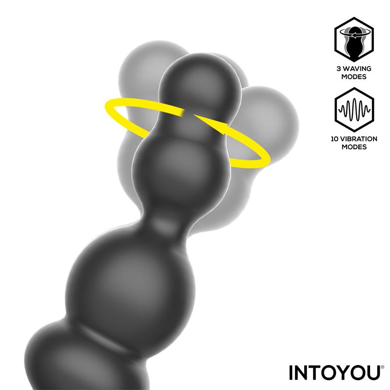Plug Anal Klark Oscilante con Vibración y Control Remoto - INTOYOU