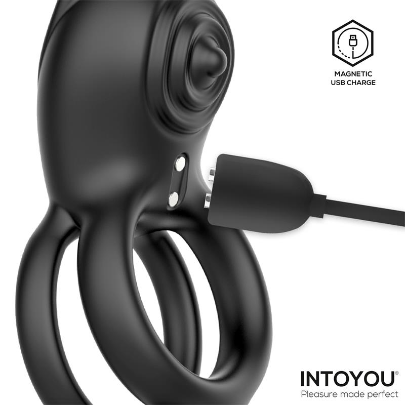 Anillo Konny Vibrador Doble con Conejito y Control Remoto - INTOYOU