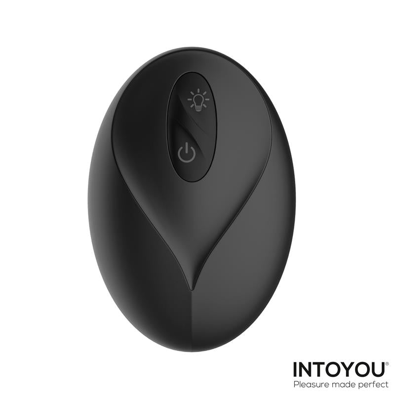 Plug Anal Krax con Vibración, Thrusting y Luz Led con Control Remoto - INTOYOU