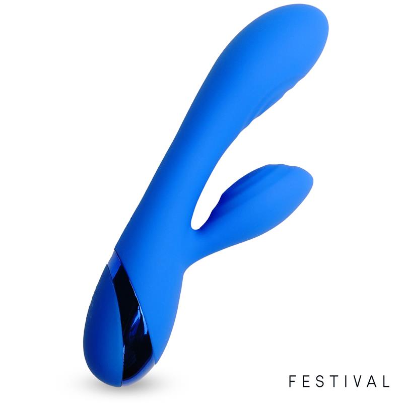 Vibrador Marna USB Azul - FESTIVAL - LATETOBED