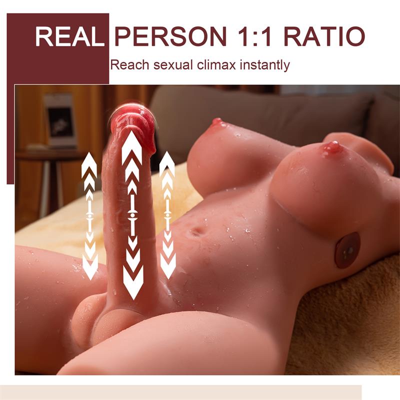 Masturbador Miah Lady Boy Torso con Vibración y Thrusting 9.8 kg - XISE