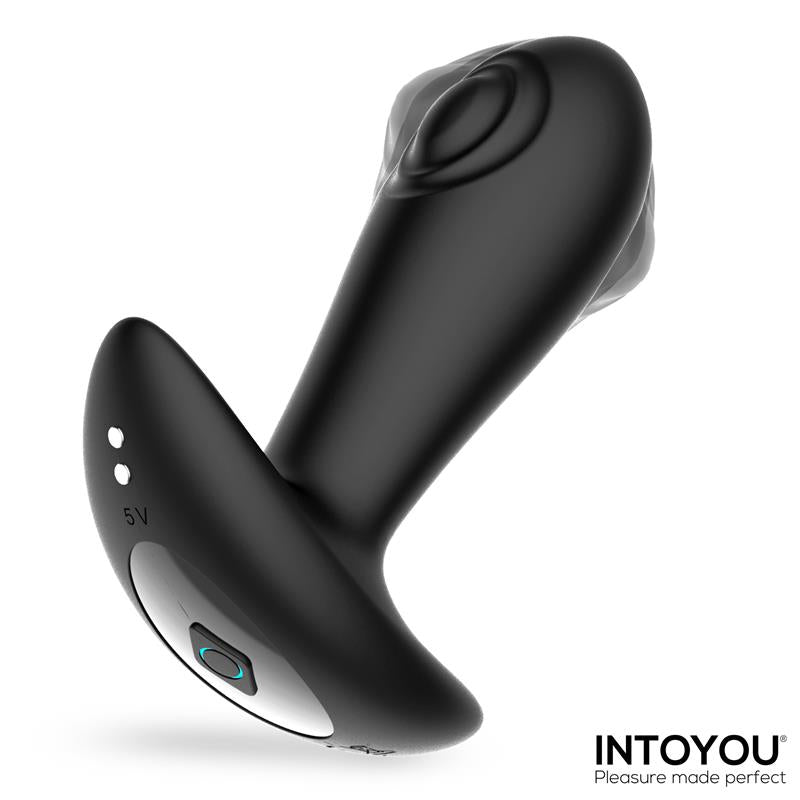 Plug Anal Milton con Doble Tapping y Control Remoto - INTOYOU
