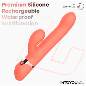 Vibrador Mindy con Anillo de Bolas Up and Down, Finger y Pulsación con APP -  INTOYOU APP SERIES