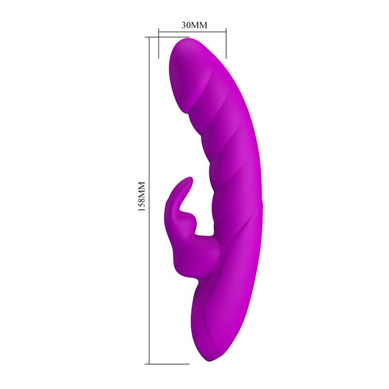 Vibrador Monica con Conejito - PRETTYLOVE