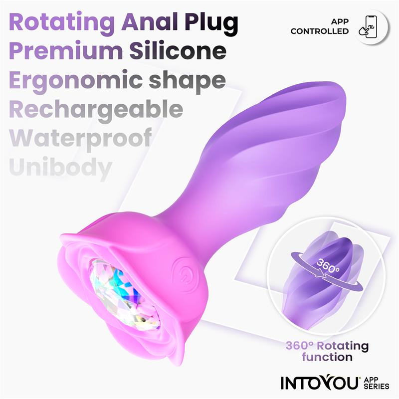 Plug Anal Moxy con Rotación 360º con App - INTOYOU APP SERIES