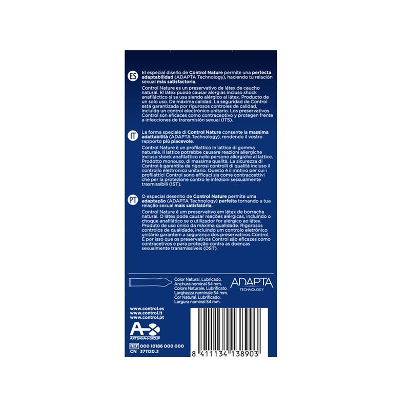 Preservativo Nature 12 uds - CONTROL