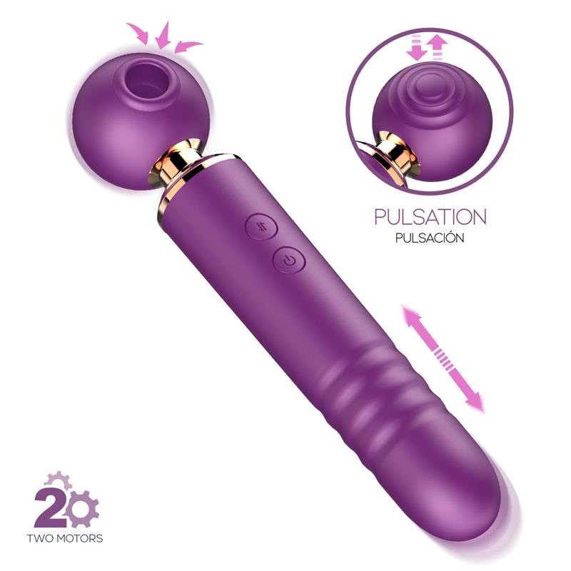 MASTURBADOR TWENTYT TWO TRIPLE, SUCCIONADOR + PULSACION + VIBRADOR - ACTION - INTOYOU