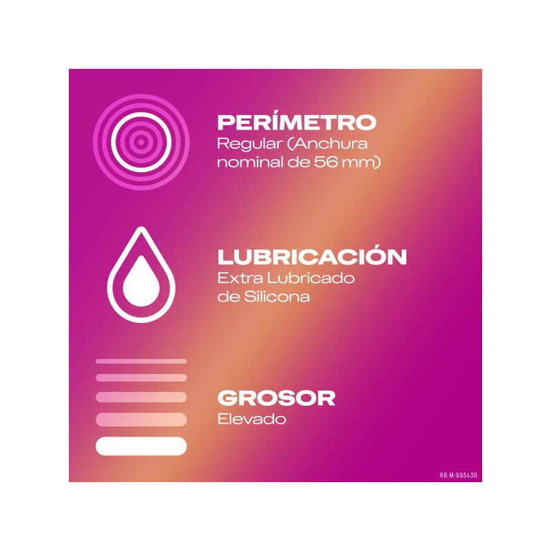 Preservativos Estriados Dame Placer 12 Uds - Durex