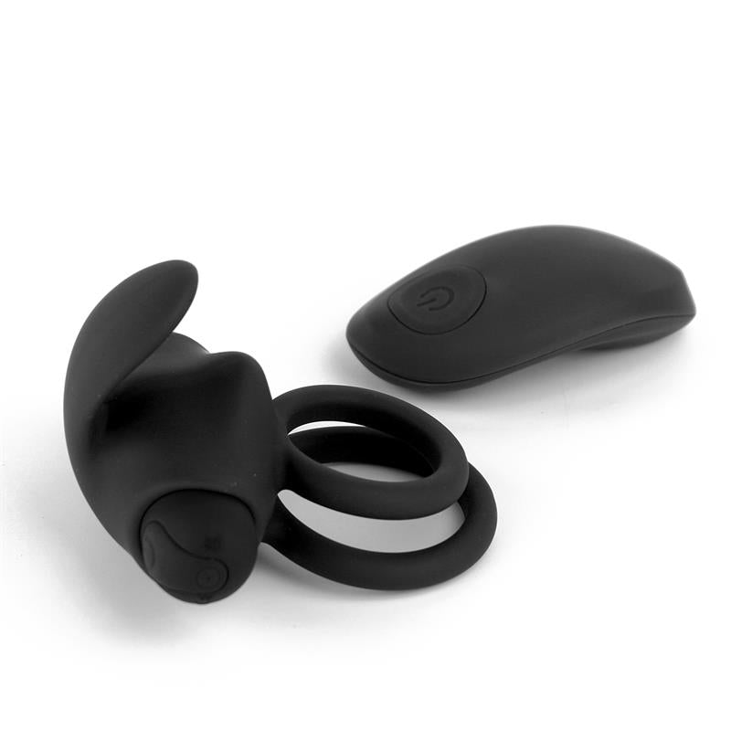 ANILLO REERIN VIBRADOR DOBLE CON MANDO - TARDENOCHE