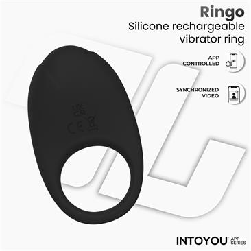 Anillo Ringo Vibrador con APP Unibody Azul / Verde- INTOYOU APP SERIES
