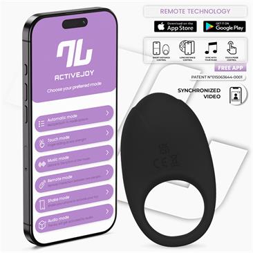 Anillo Ringo Vibrador con APP Unibody Azul / Verde- INTOYOU APP SERIES