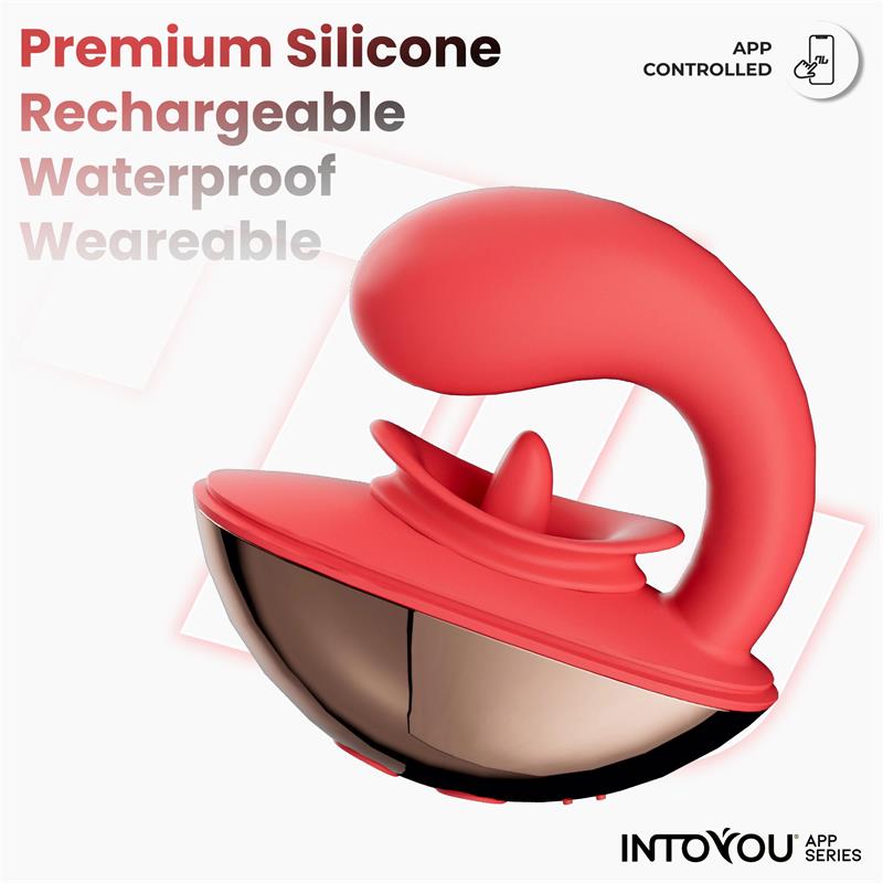 Estimulador Rondy con Vibración y Lengua con App - INTOYOU APP SERIES