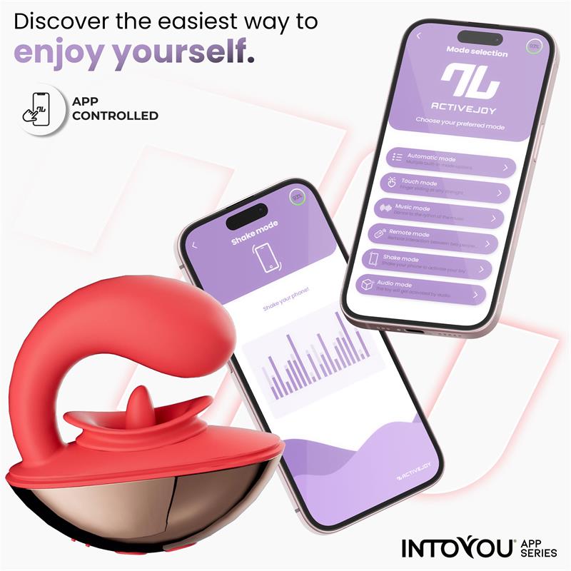 Estimulador Rondy con Vibración y Lengua con App - INTOYOU APP SERIES