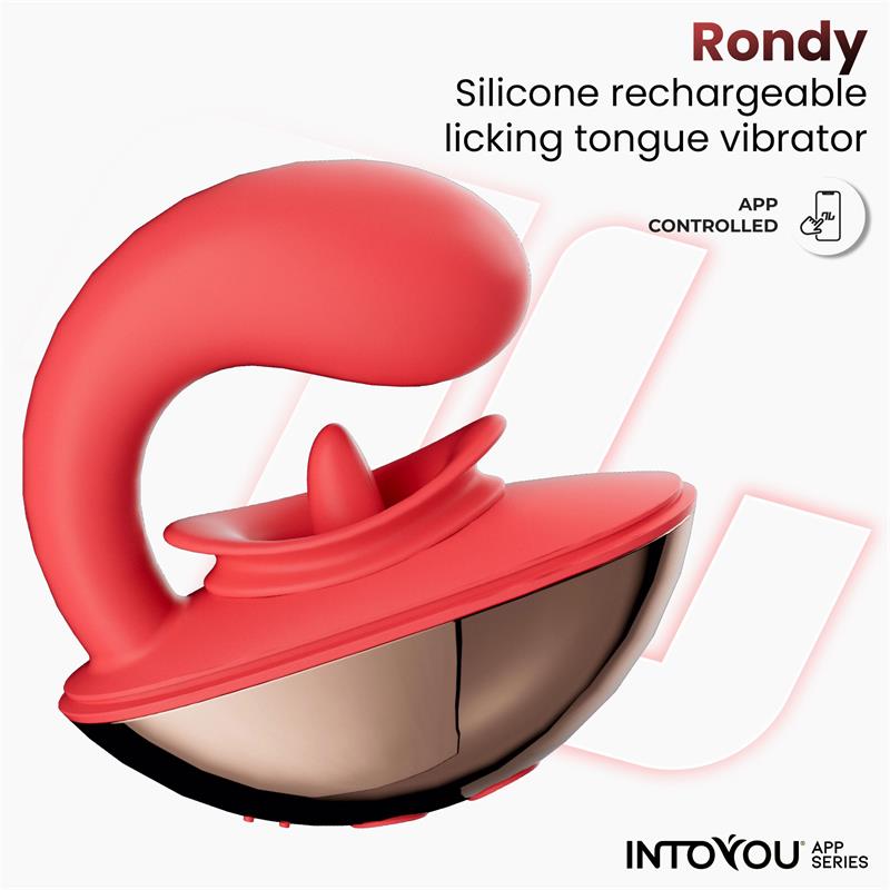 Estimulador Rondy con Vibración y Lengua con App - INTOYOU APP SERIES