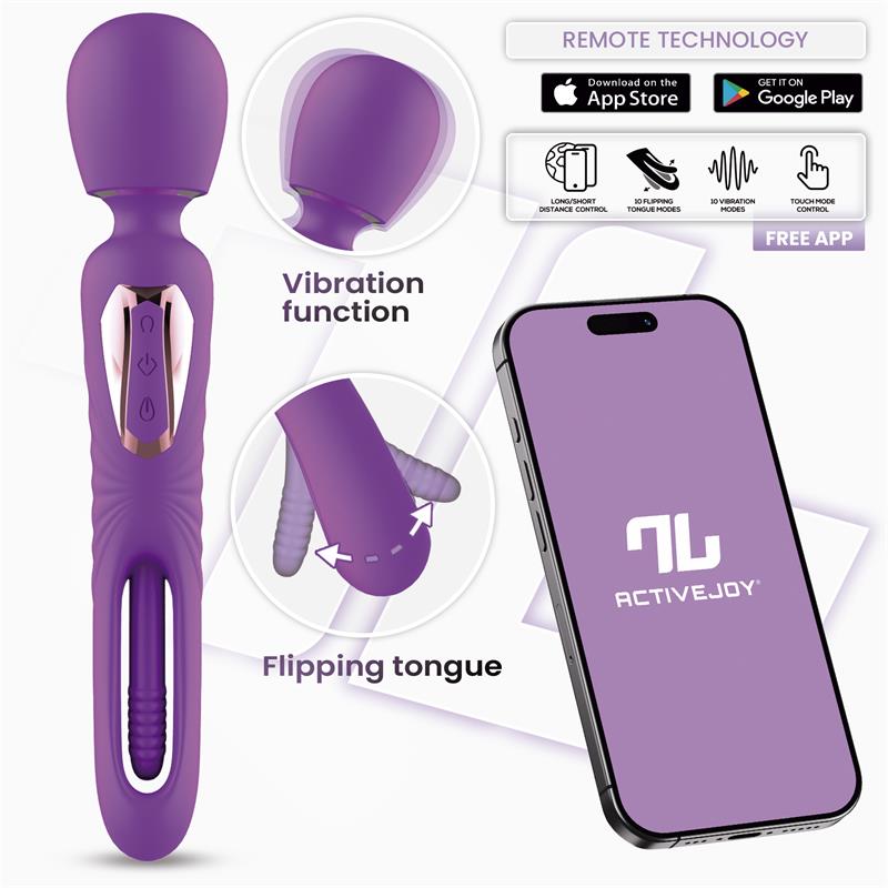 Masajeador Salma con Flipping Tongue y Vibración con App - INTOYOU APP SERIES
