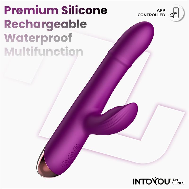 Vibrador Sendel con Anillo de Bolas Internas Up and Down y Pulsación con App - INTOYOU APP SERIES