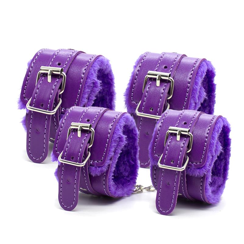 Set de Bondage 10 Piezas Rojo / Purpura - INTOYOU