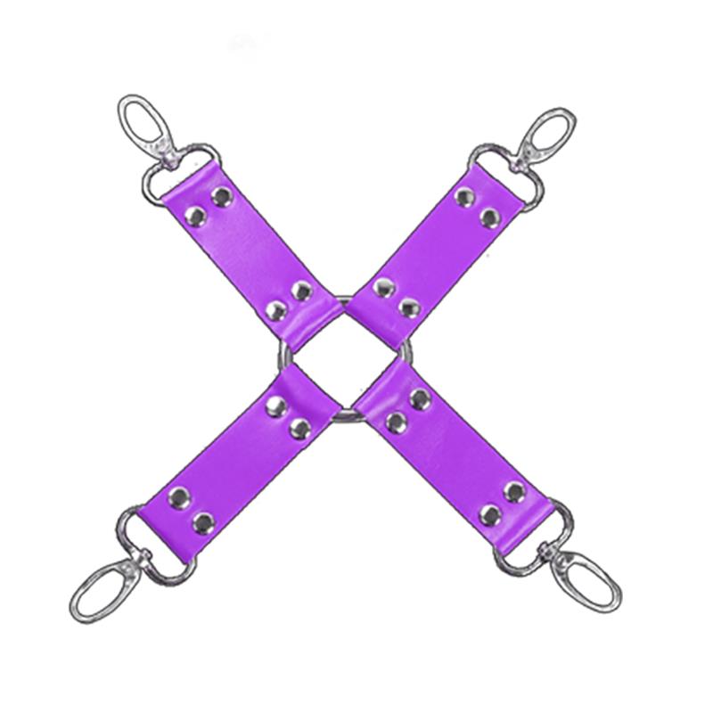 Set de Bondage 10 Piezas Rojo / Purpura - INTOYOU