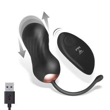 SHOVE HUEVO CON MOVIMIENTO THRUSTING Y VIBRADOR CON CONTROL REMOTO - TARDENOCHE