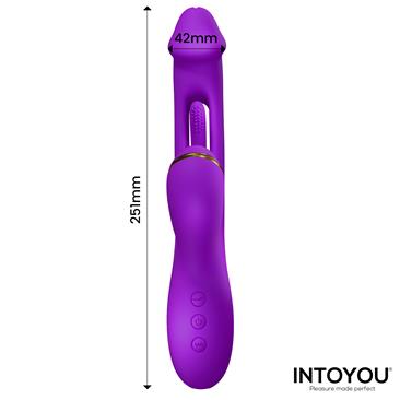 SITER 2.0 VIBRADOR CON LENGUA FLAPPING, GOLPETEO Y CABEZALES INTERCAMBIABLES - INTOYOU