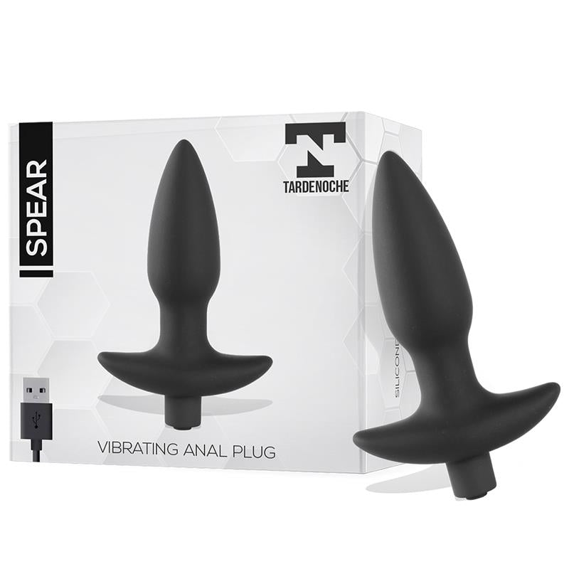 Spear Plug Anal con Vibracion USB Silicona - TARDENOCHE