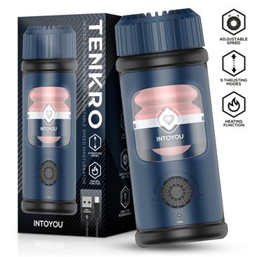 Tenkro Masturbador MASCULINO con Thrusting y Calor USB-C - INTUYOU