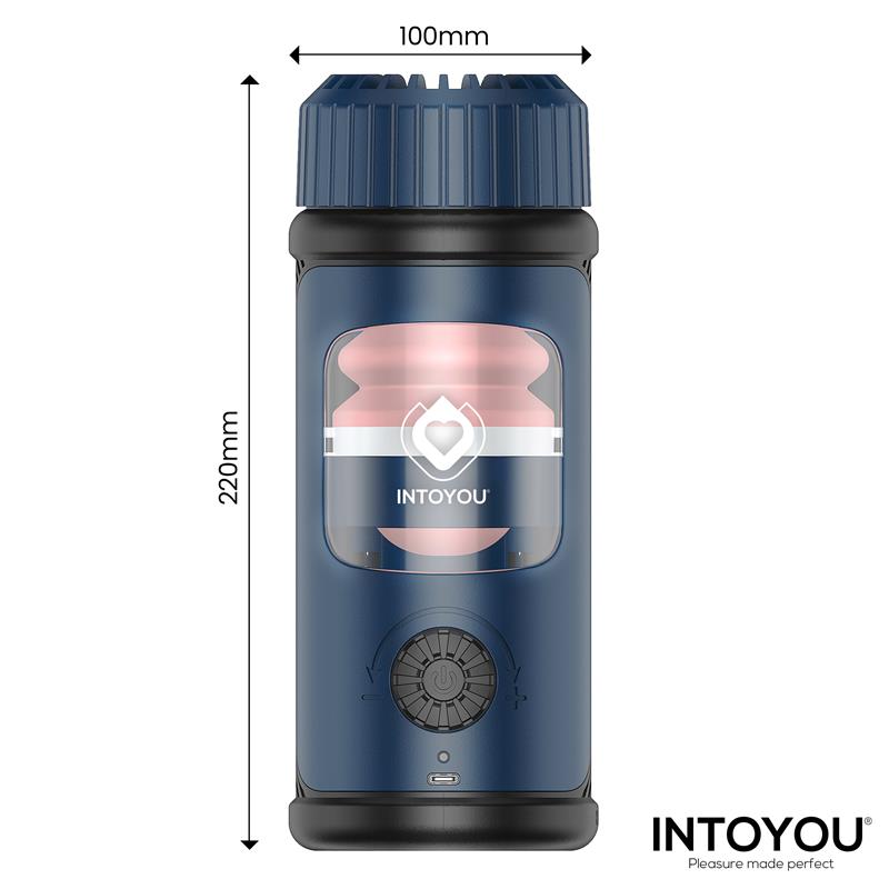Masturbador Tenkro MASCULINO con Thrusting y Calor USB-C - INTUYOU