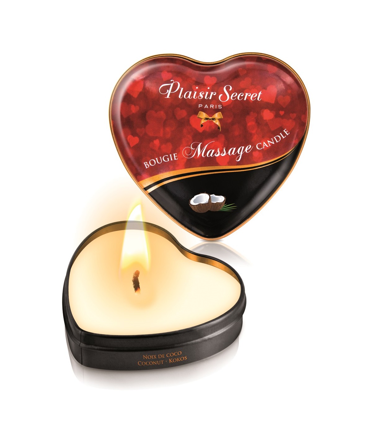 VELA DE MASAJE 35ML COCO - PLAISIR SECRET