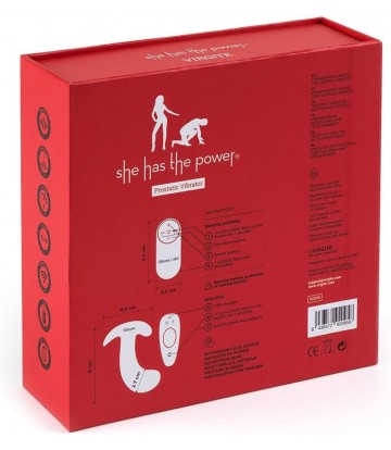 Vibrador prostático control remoto - VIRGITE