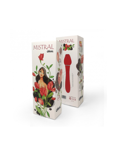 VIBRADOR Y SUCCIONADOR 2 EN 1 ROSA - MISTRAL EVOQUE - LIBIDTOYS