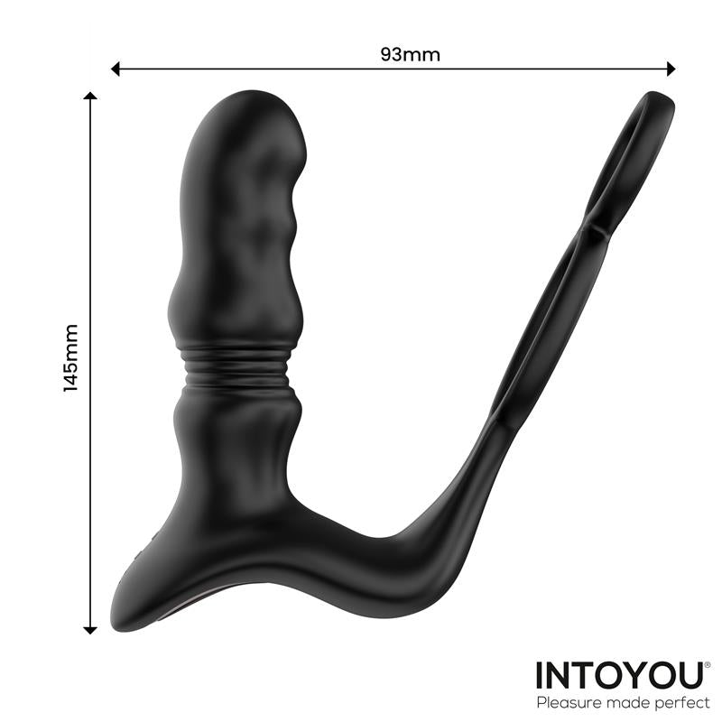 Masajeador Prostático Womp con Vibración, Thrusting y Control Remoto - INTOYOU
