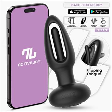 Plug Anal con Flipping Tongue y Vibración con App SERIES Zack - INTOYOU APP SERIES
